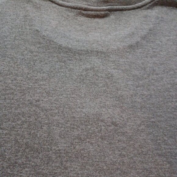 Truself Women's Short Sleeve Tee Sunflowers L Gray - Picture 5 of 5